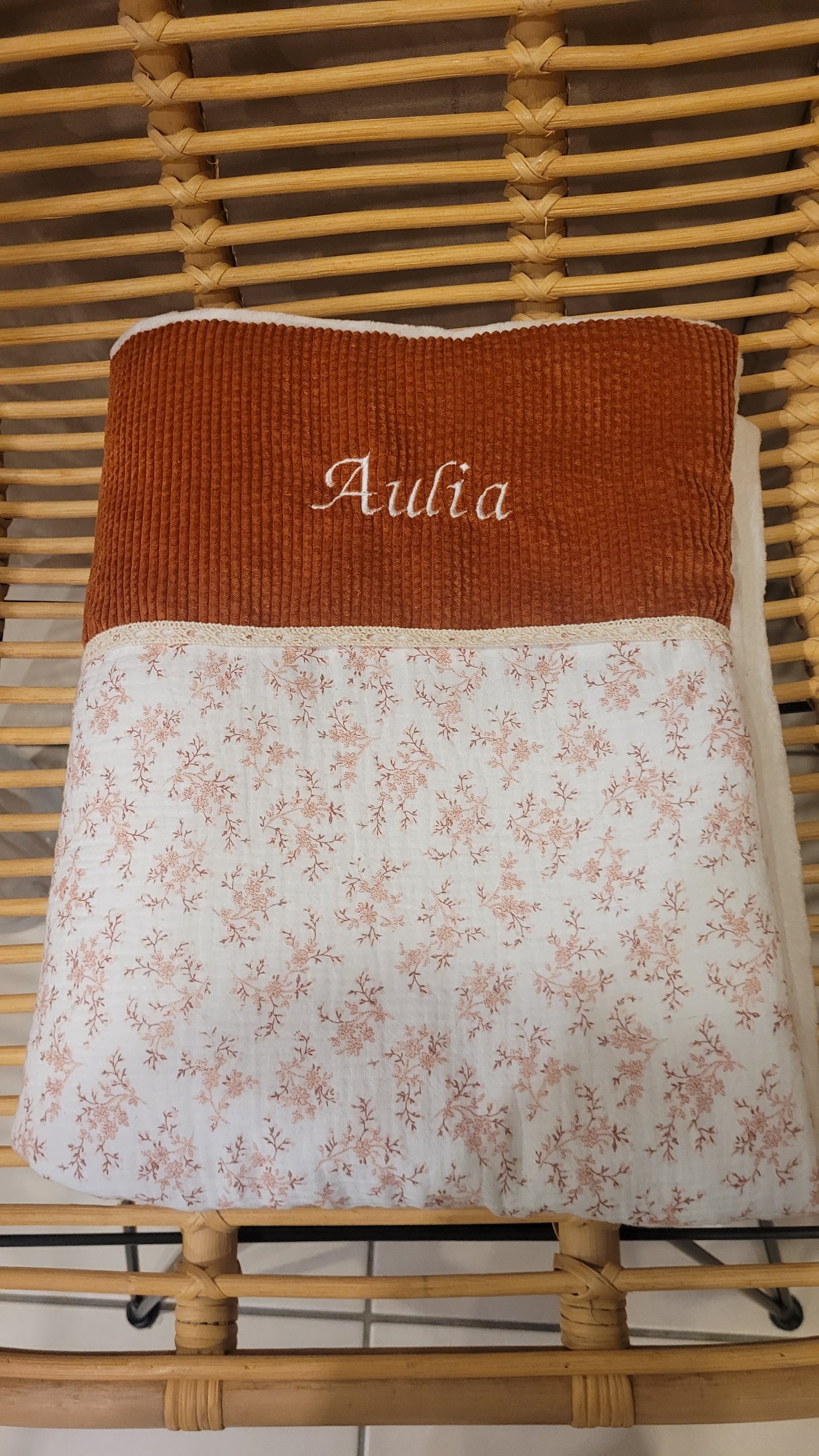 Couverture personnalisée 70×90 cm
