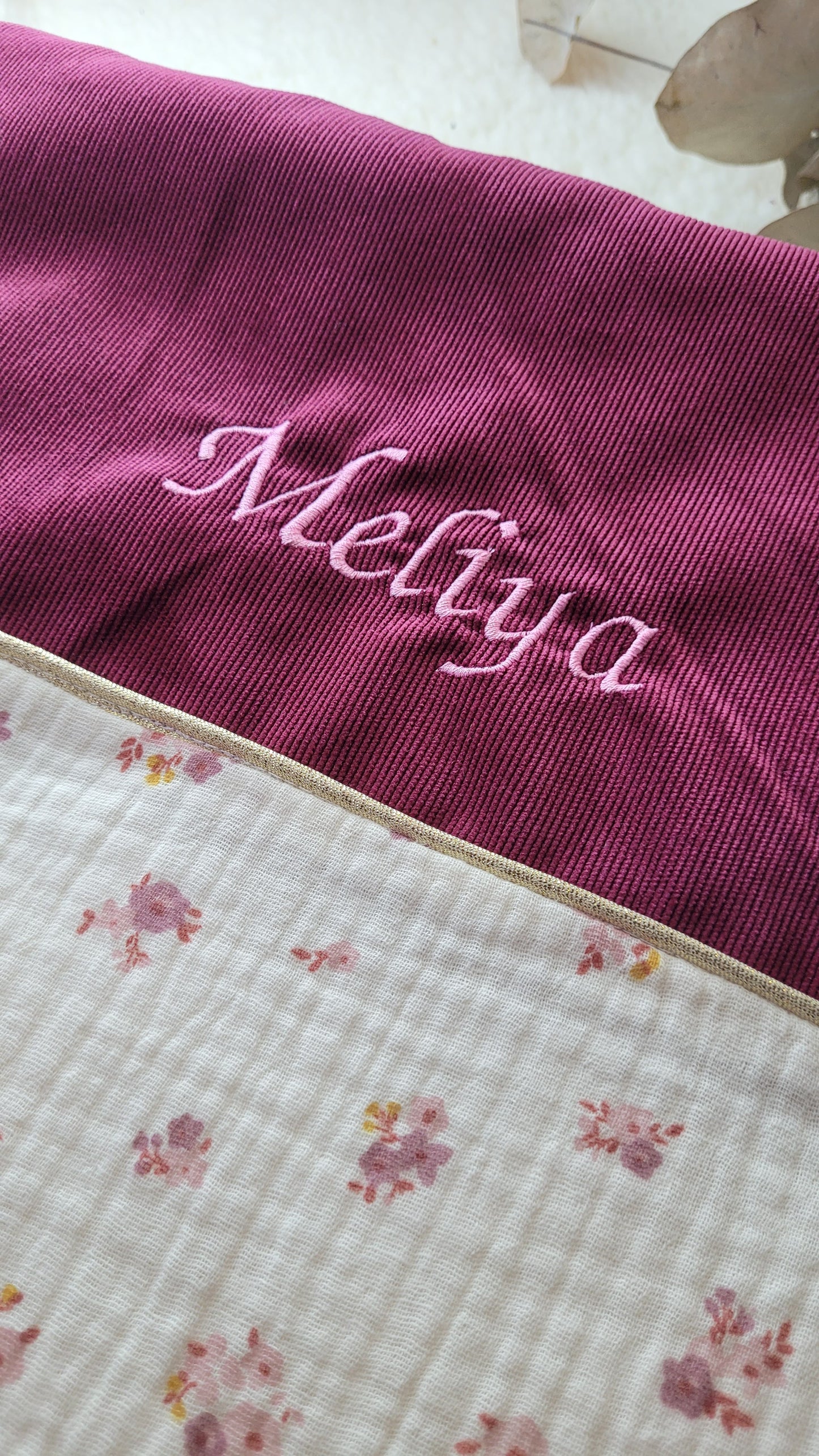 Couverture  personnalisée moyenne 55*75 cm
