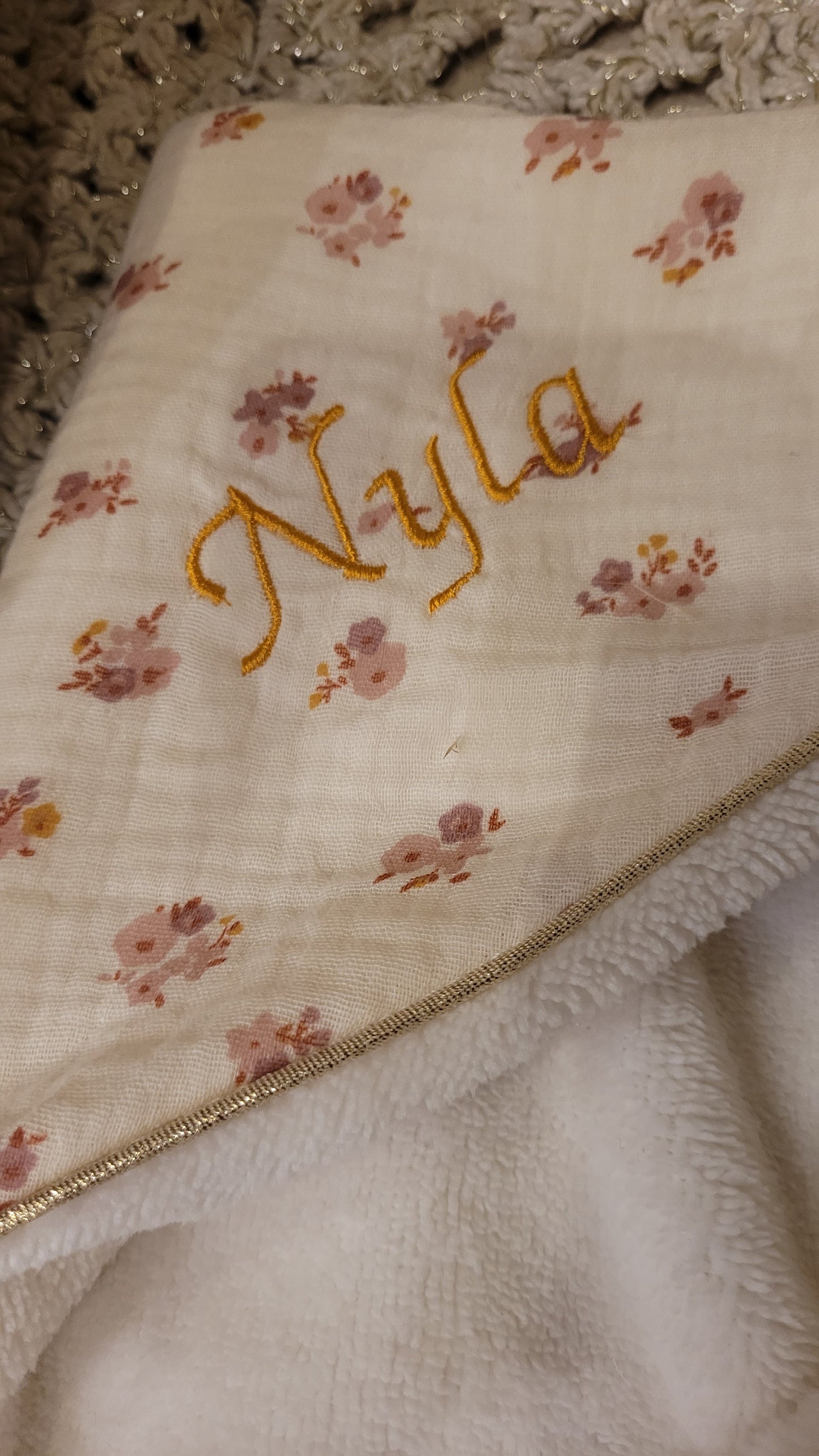 Cape de bain personnalisée