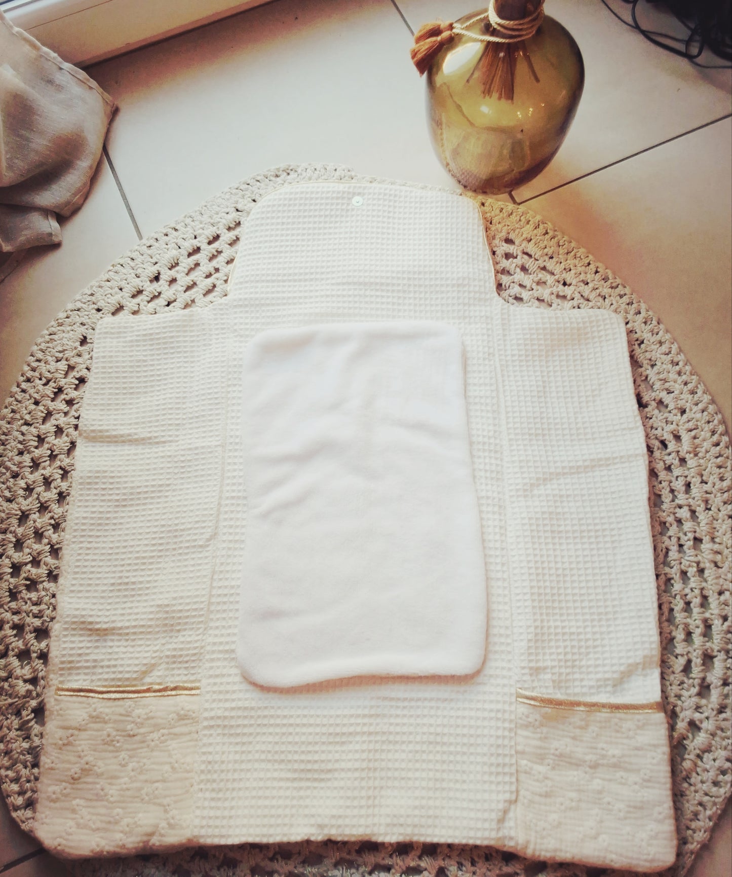 Tapis nomade à langer