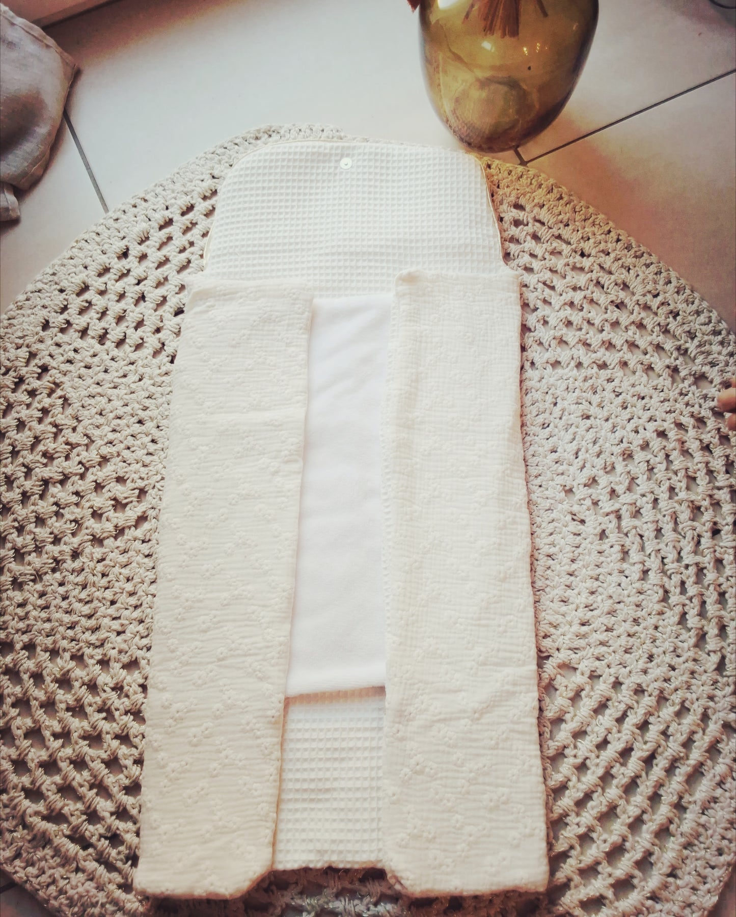 Tapis nomade à langer