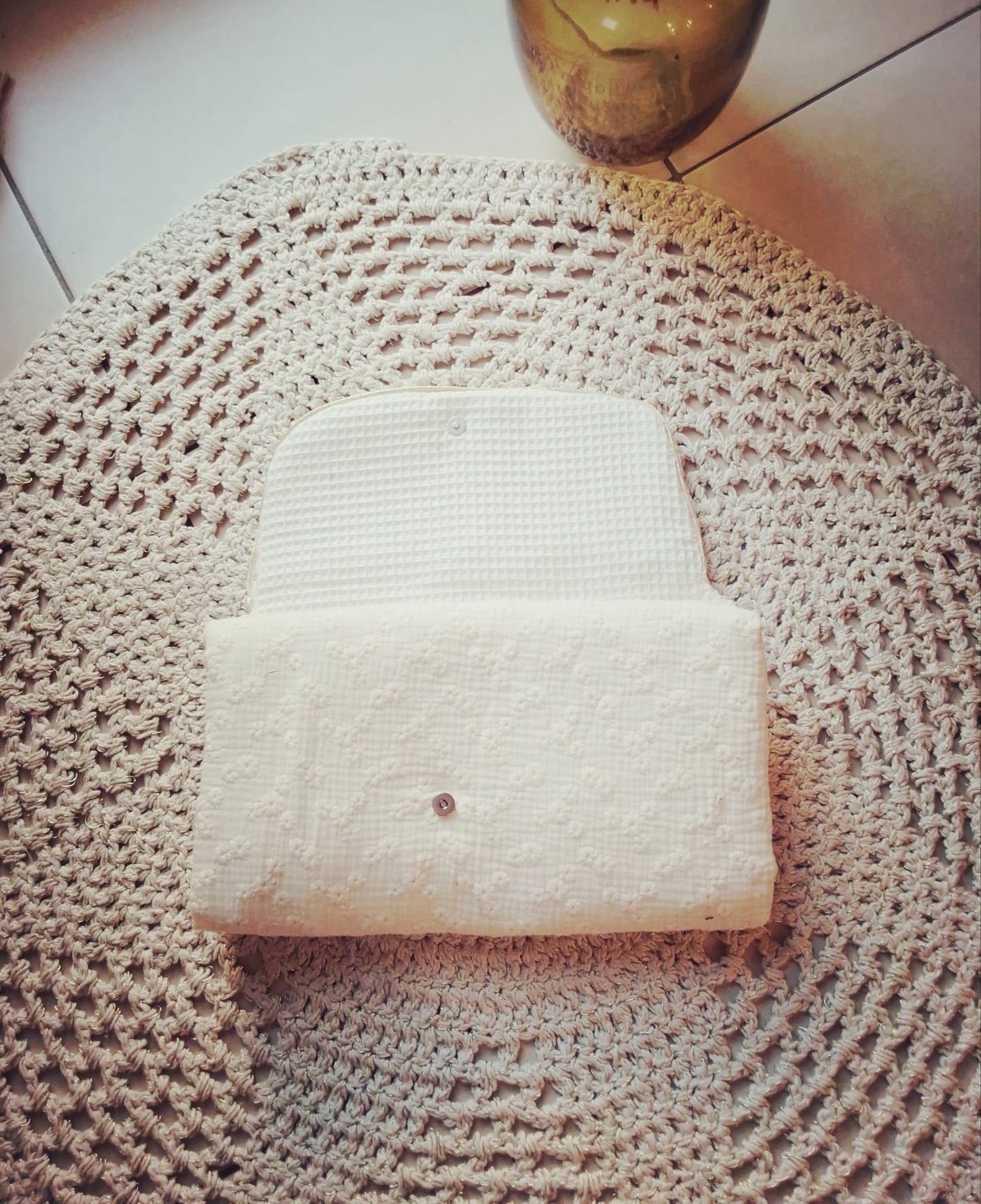 Tapis nomade à langer